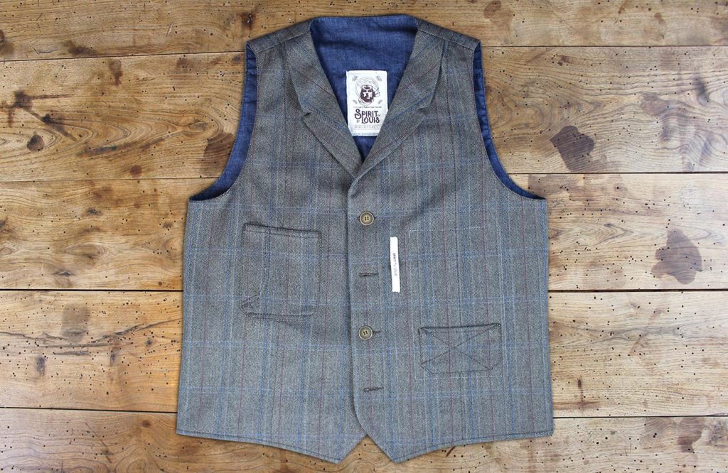 Gilet by Spirit of St. Louis 100% Made in Italy only by Italian craftsmen