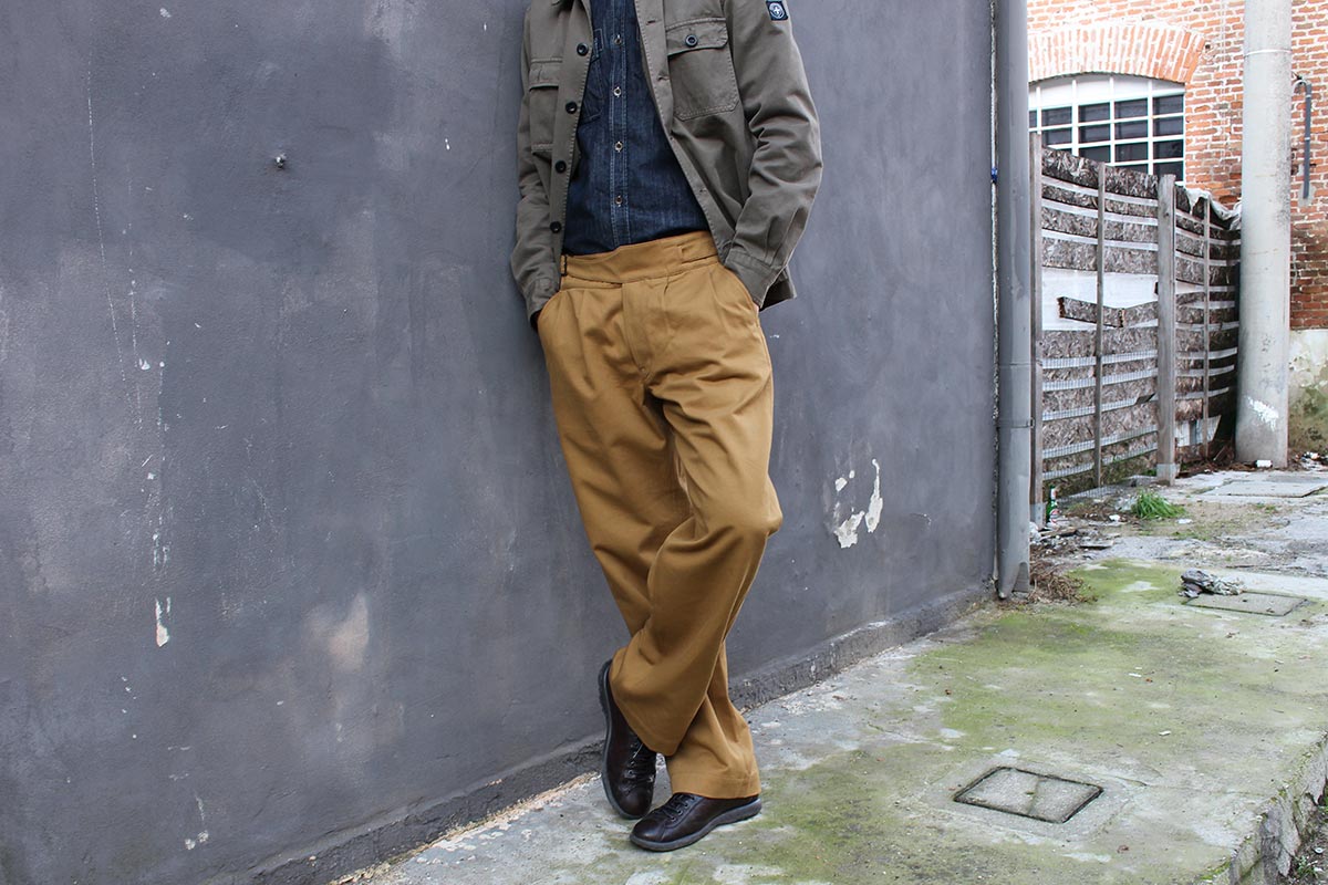 Lindy hop - Pantalone uomo vintage stile aviatore Lindy hop: pantalone uomo vintage stile aviatore - gurkha pants - gurkha trousers