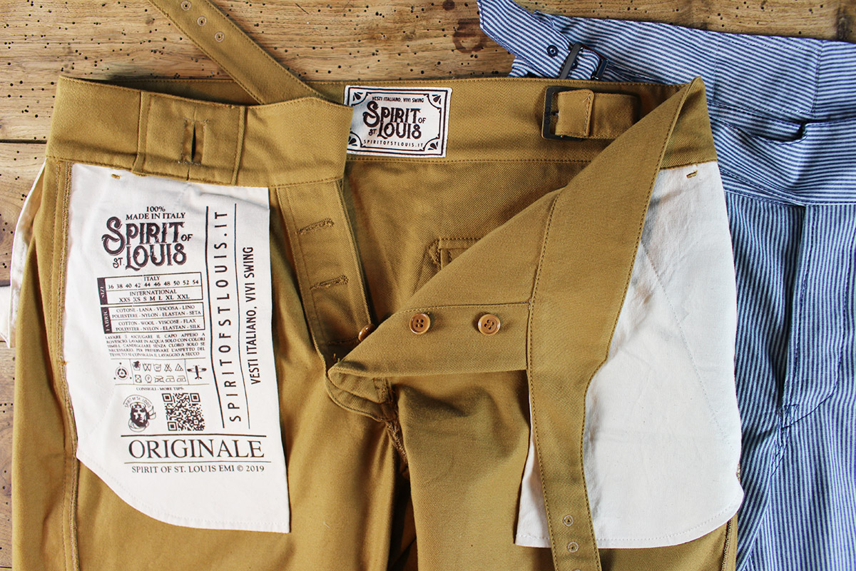 Lindy hop pantalone uomo vintage, Spirit of St. Louis- Gurkha pants - gurkha trousers