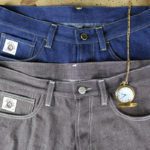 vintage denim jeans men pants Spirit of St. Louis front pockets