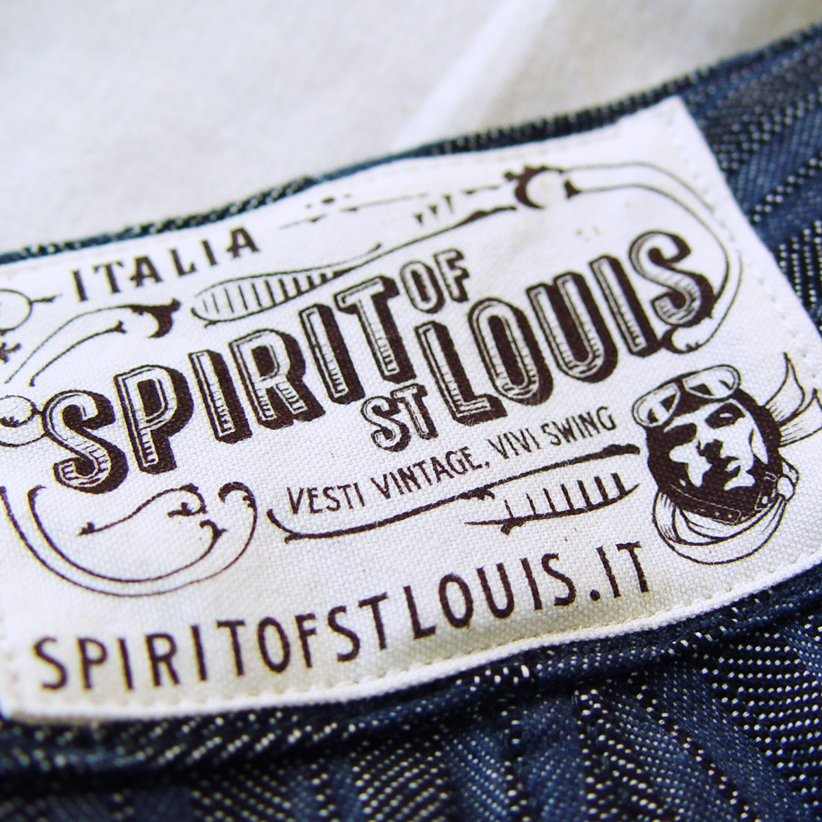 Etichetta pantalone retrò, Spirit of St. Louis