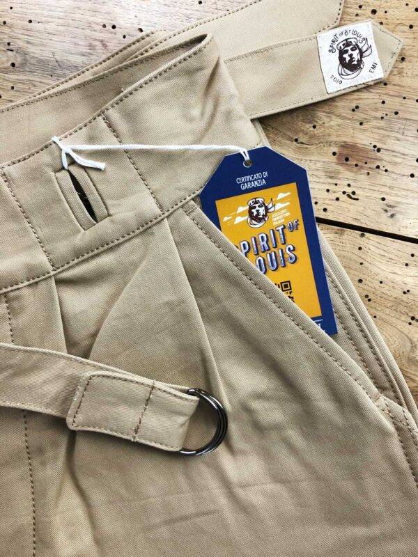 Dettaglio - Lindy hop - pantalone gurkha di Spirit of St. Louis dal tocco militare - pantalone aviazione inglese 1944