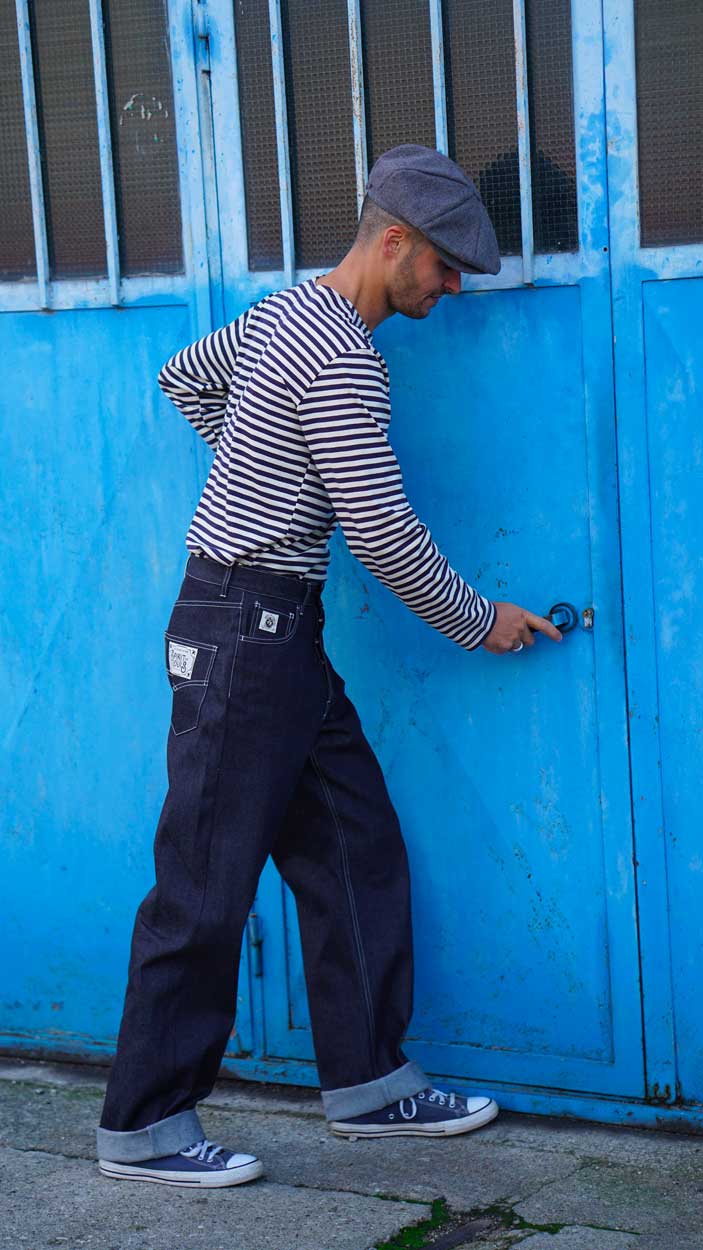 Blue Blanket Two-Piece (Jacket + Pants) in 12 Oz Italian Selvedge Deni – The Rugged Society
