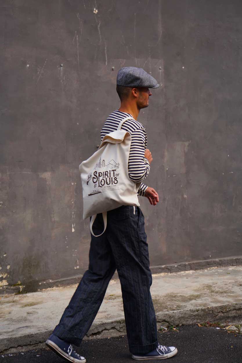 Lindy Hop misto lino, il pantalone gurkha con zaino by Spirit of St. Louis Italia