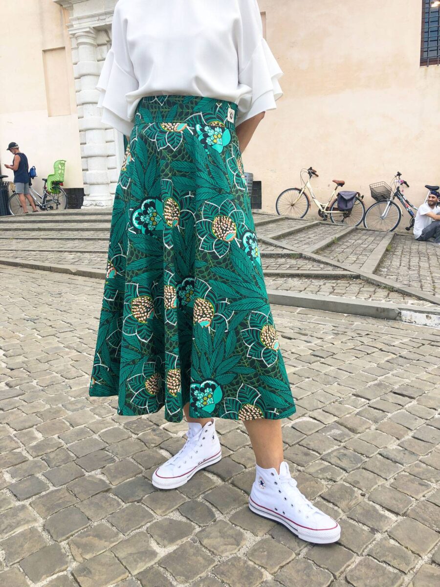 Gonna Ruota Gonna A Fiori Invernale Sneakers Gonna A Fiori Outfit