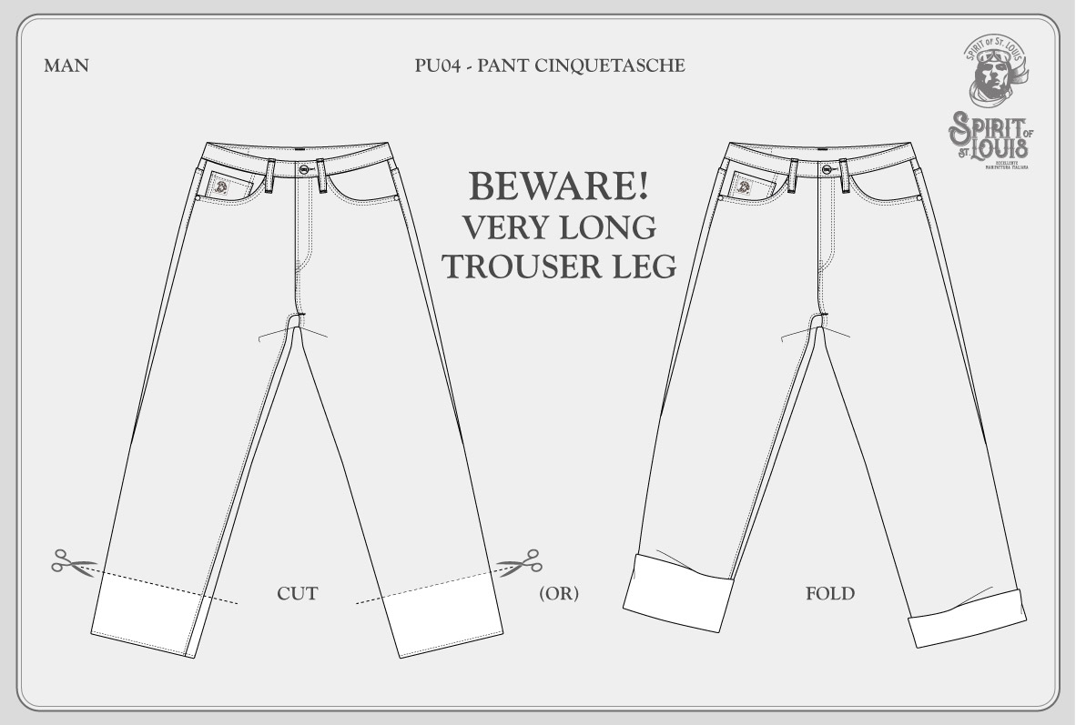 Cinquetasche: avvertenze sulla lunghezza della gamba