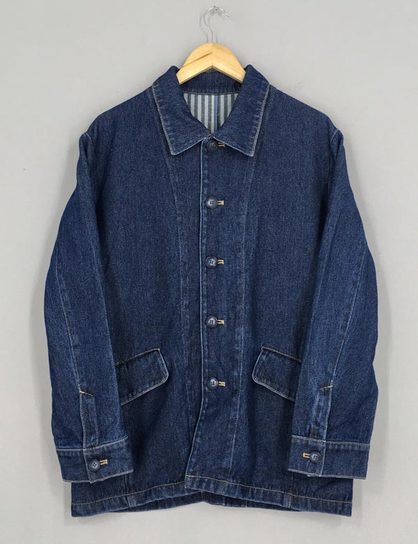 giacchino denim in stile work retrò