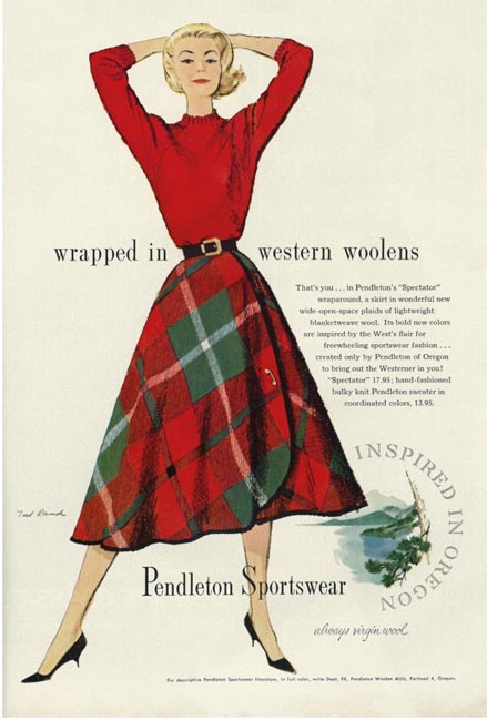 Gonna a ruota anni cinquanta Pubblicità vintage ADV ADS