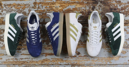 come ottenere un look maschile vintage moderno con Adidas Gazelle