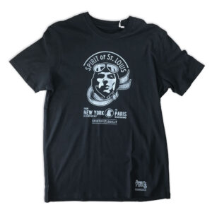 T-shirt unisex nera in cotone organico