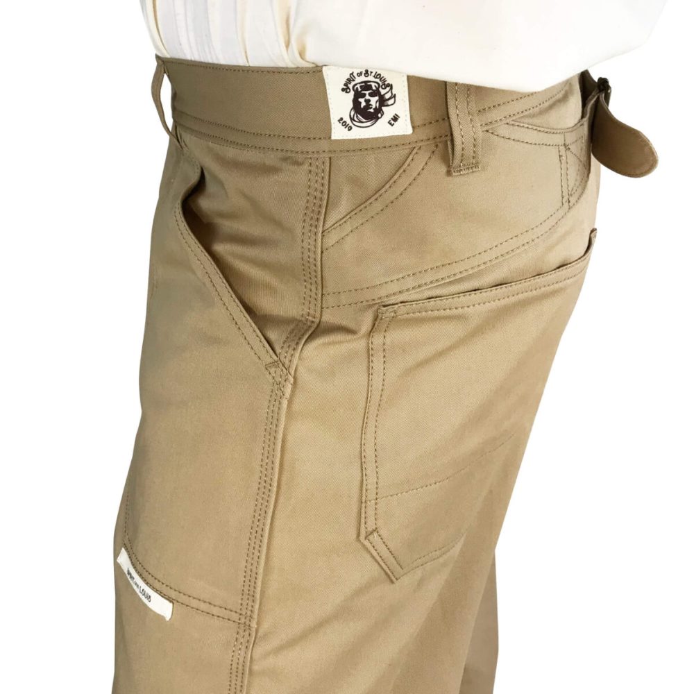 Iceman pantalone uomo in cotone kaki - Spirit of St. Louis