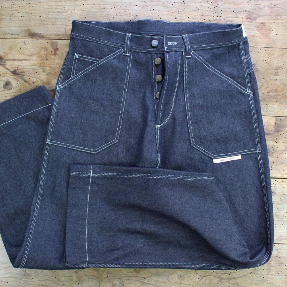 Iceman - pantalone uomo work vintage - in denim giapponese - Spirit of St. Louis