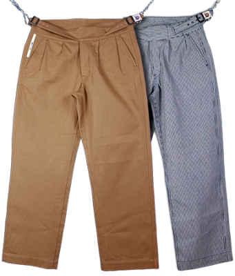 Lindy Hop vintage aviation men pants Lindy hop pantalone uomo Spirit of St. Louis - gurkha trousers