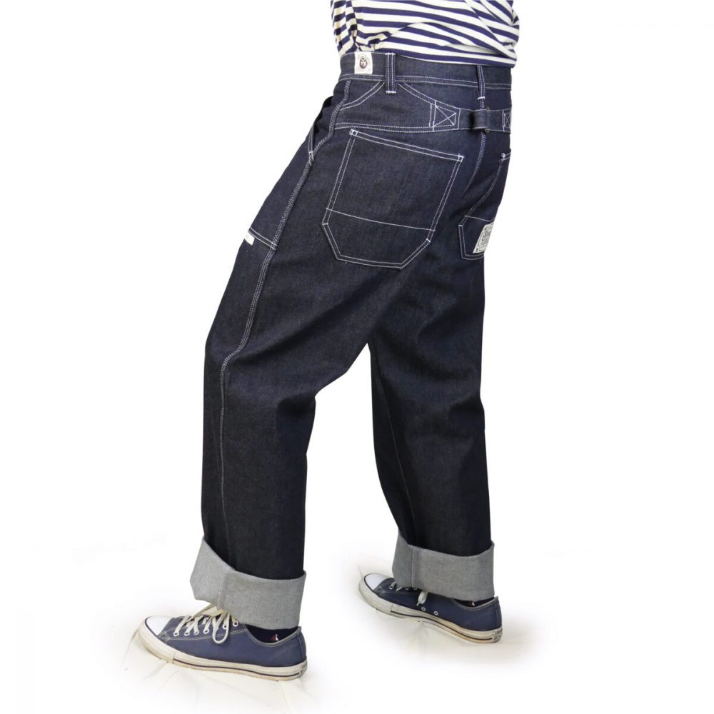 Iceman - blue jeans uomo Spirit of St. Louis in pregiato denim giapponese KUROKI - Spirit Luis pantaloni